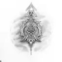zelda sword simple tattoo design idea
