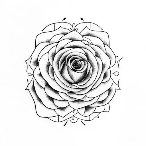 a sunflower and roses tattoo design idea