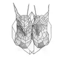 two Brothers one sister tattoo design idea