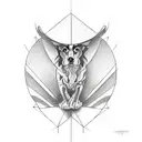 The tattoo would emphasize thin and elongated lines, starting from the fingers and stretching along the arm in a continu tattoo design idea