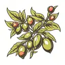 Olive Branch tattoo design idea