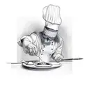 passed away step dad chef tattoo design idea