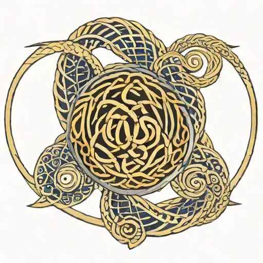 auryn tattoo design idea