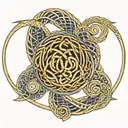 auryn tattoo design idea