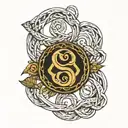 auryn tattoo design idea