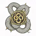 auryn tattoo design idea