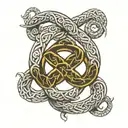 auryn tattoo design idea