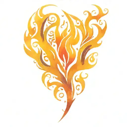 long thin tribal flame burns mans tattoo design tattoo design idea