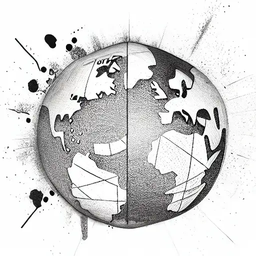 global conflict tattoo design idea