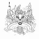 222 tattoo design idea