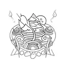 222 tattoo design idea