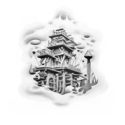 underground mining tattoo design idea