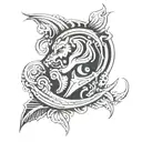 negative space 52 bicep tattoo tattoo design idea