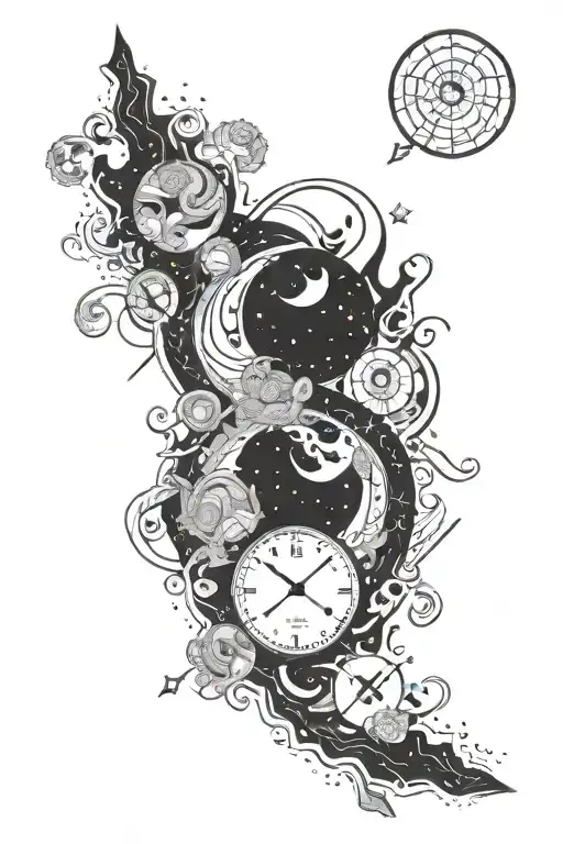 Space and Time Tyler Childers  tattoo design idea