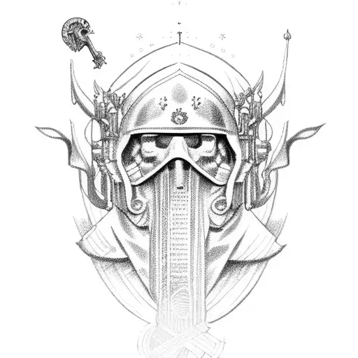 Saint Martin de tours tattoo design idea