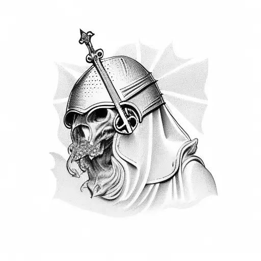 Saint Martin de tours tattoo design idea