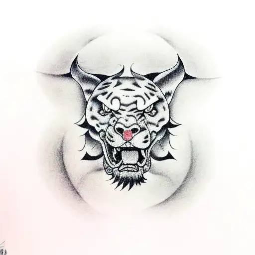 pantera  tattoo design idea