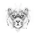 A gasman with panther-like qualities tattoo design idea