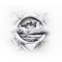 Heaven tattoo design idea