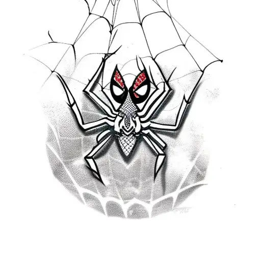 Spider-Man and Carnage Sleave  tattoo design idea
