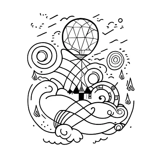 bailando entre mi tormenta  tattoo design idea