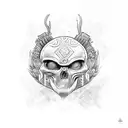 Tezcatlipoca tattoo design idea