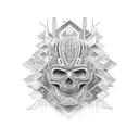 Tezcatlipoca tattoo design idea