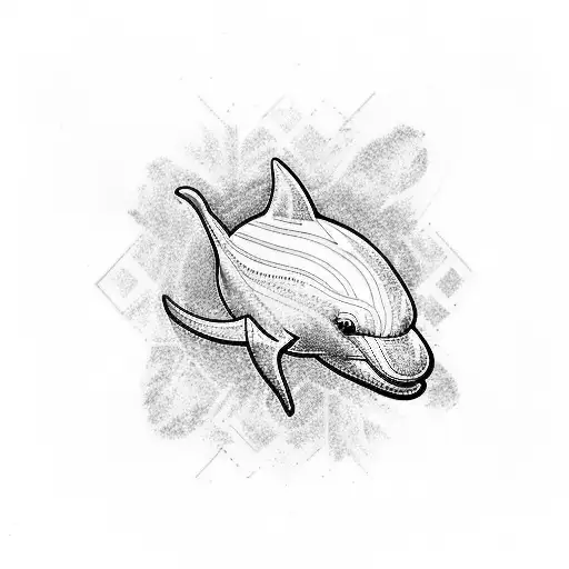 Dolphin tattoo design idea