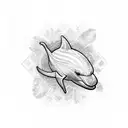 Dolphin tattoo design idea
