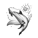 Dolphin tattoo design idea