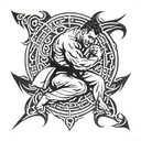 Gracie jiu jitsu tattoo design idea