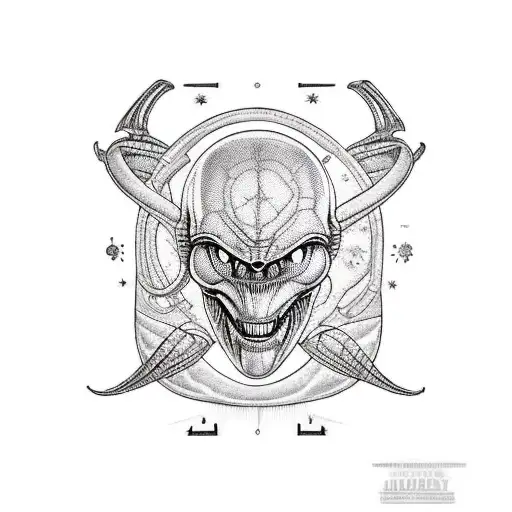 Joe rogan, Theo von, alien, mothership, conspiracy tattoo design idea