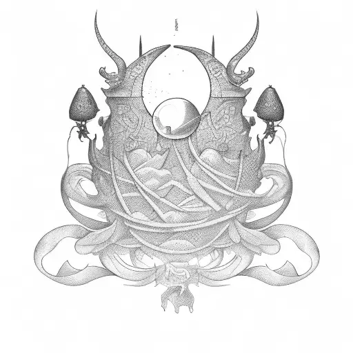 based on canary islands tattoo design idea