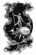 Neptune tattoo design idea