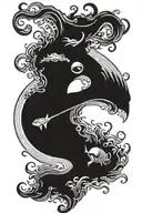 Neptune tattoo design idea