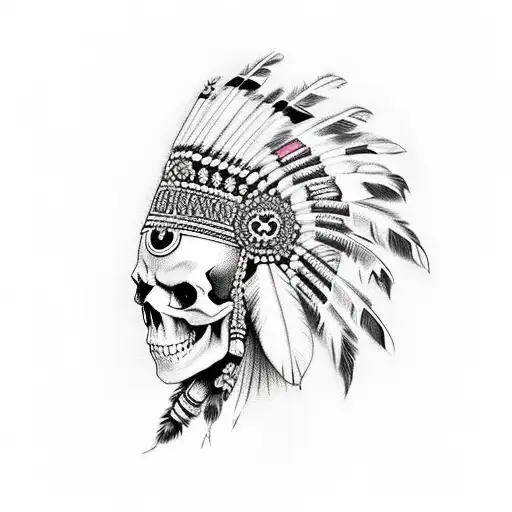 Skull Tattoo Mohawk Vector Images (over 420)