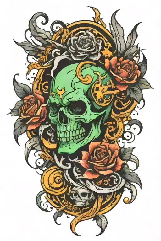 Thrive in chaos tattoo design idea