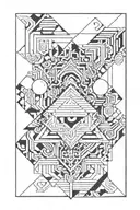 Thrive in Chaos tattoo design idea