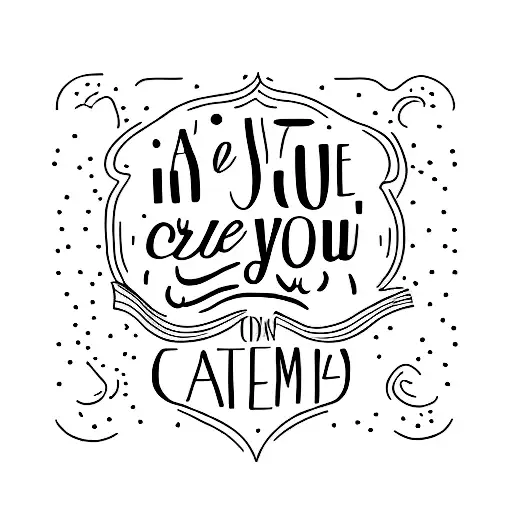 Carpe Diem quote tattoo design idea