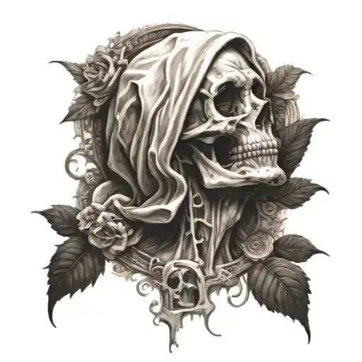 The holy dead tattoo design idea