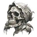 The holy dead tattoo design idea