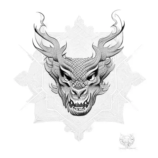 gargola tattoo design idea