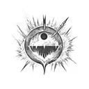 Dark souls 3 eclipse with sword like in the last boss its a landscape with sword in the ground its a throat tattoo tattoo design idea