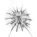 Spider Web tattoo design idea