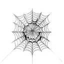 Spider Web tattoo design idea