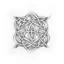 Celtic Knot arm sleeve tattoo design idea