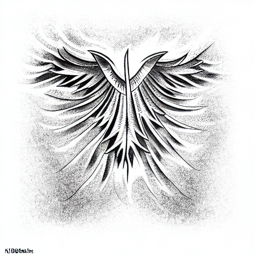 Phoenix tattoo design idea