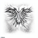 Phoenix tattoo design idea