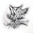 Phoenix tattoo design idea