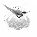 Swallow Bird tattoo design idea